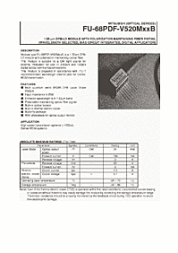 DataSheet FU-68PDF-V520MxxB pdf